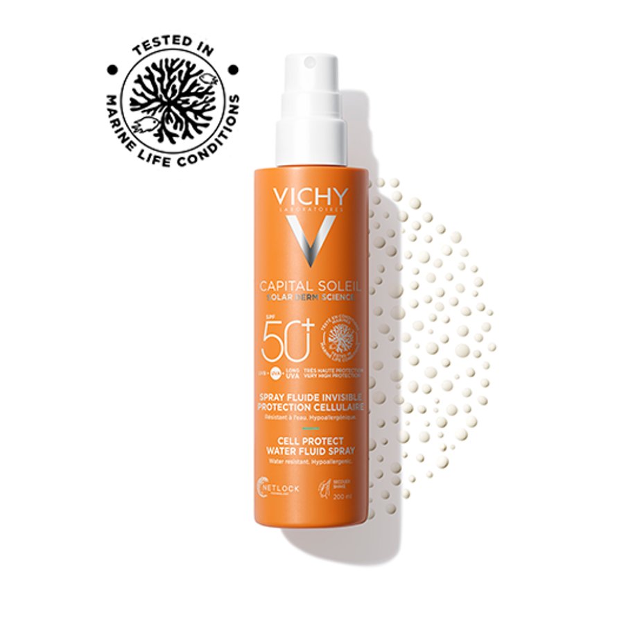 CAPITAL SOLEIL SPRAY FLUIDE PROTECTEUR SPF 50+