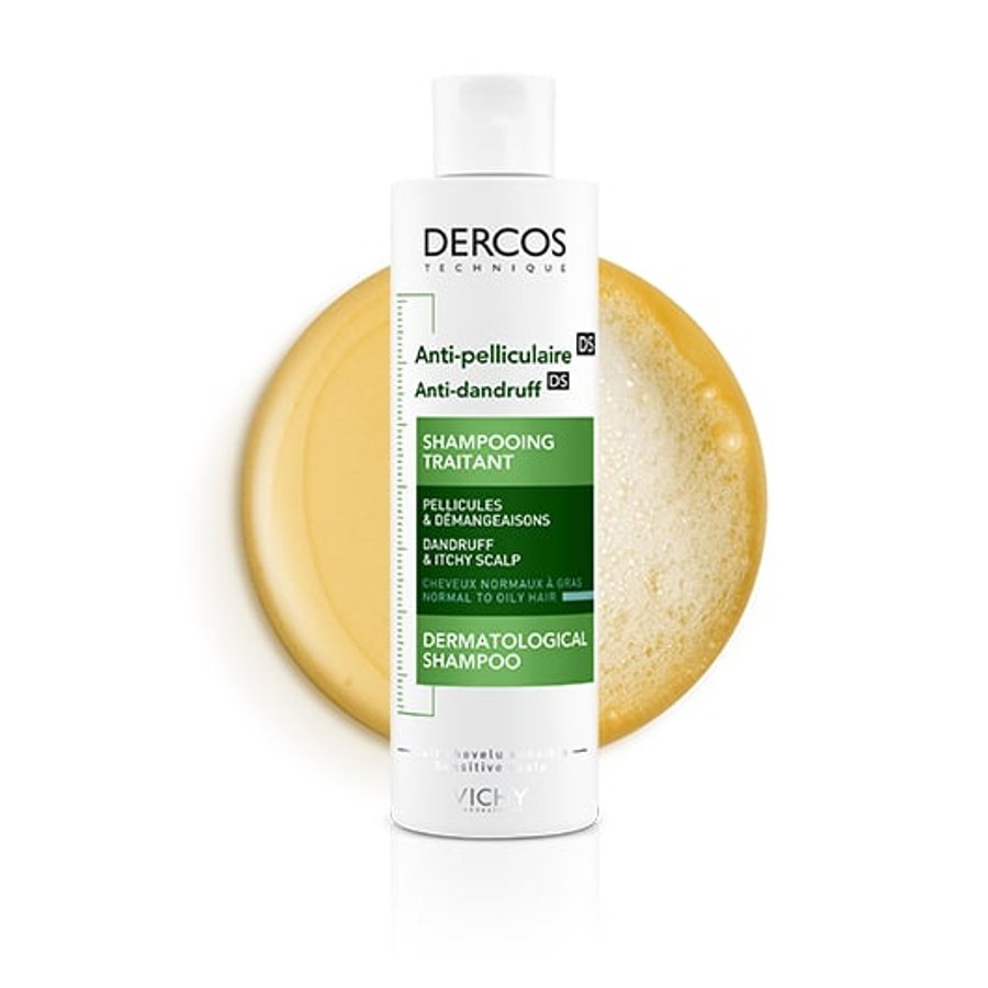 DERCOS SHAMPOOING ANTI-PELLICULAIRE DS - CHEVEUX NORMAUX À GRAS