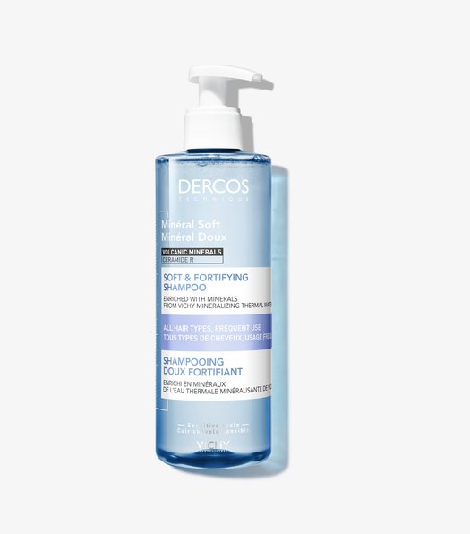 DERCOS SHAMPOOING FORTIFIANT - MINÉRAL DOUX