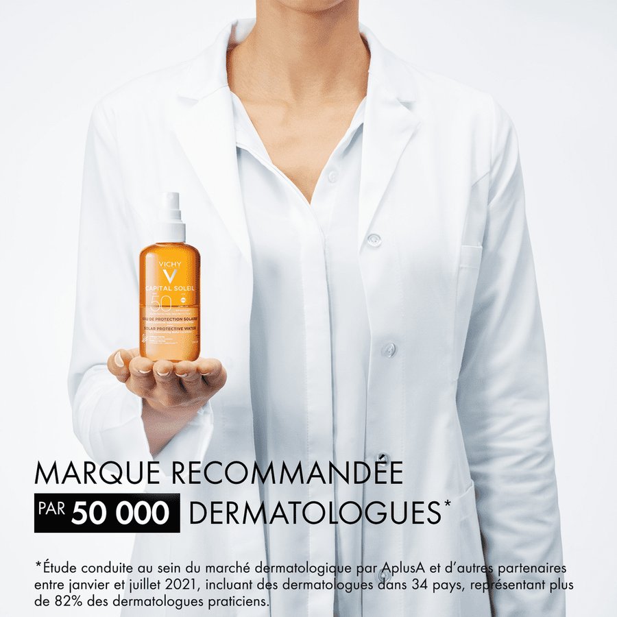 CAPITAL SOLEIL Eau de protection solaire SPF 50 - Hâle sublimé