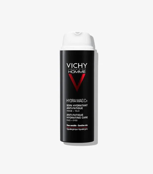 VICHY HOMME CRÈME HYDRATANTE ANTI-FATIGUE - VISAGE ET YEUX - MAG C+