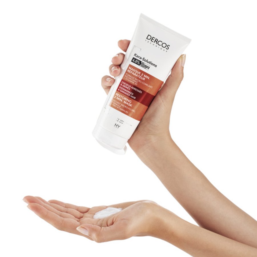 DERCOS MASQUE RÉPARATEUR 2 MIN KERA-SOLUTIONS - CHEVEUX ABÎMÉS