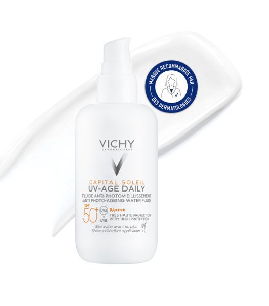 CAPITAL SOLEIL FLUIDE UV-AGE DAILY SPF 50+ MAXI FORMAT