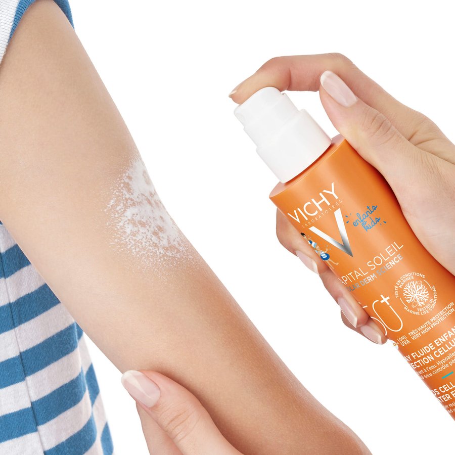 CAPITAL SOLEIL SPRAY FLUIDE PROTECTEUR POUR ENFANTS SPF 50+