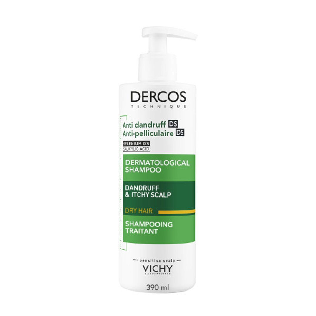 DERCOS SHAMPOOING ANTI-PELLICULAIRE DS - CHEVEUX NORMAUX À GRAS
