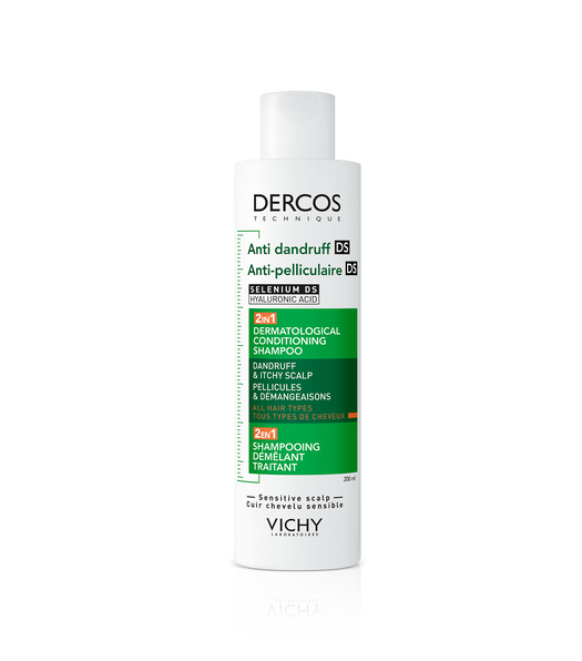 DERCOS SHAMPOOING 2EN1 ANTI-PELLICULAIRE DS ET DÉMÊLANT