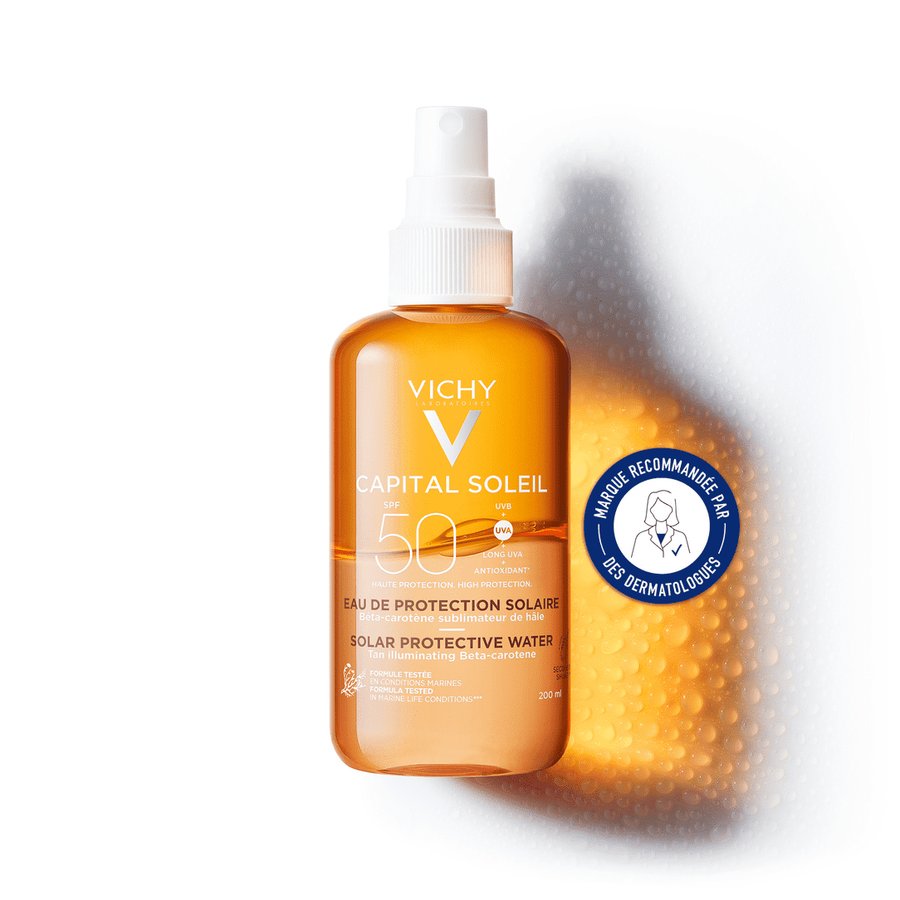 CAPITAL SOLEIL Eau de protection solaire SPF 50 - Hâle sublimé