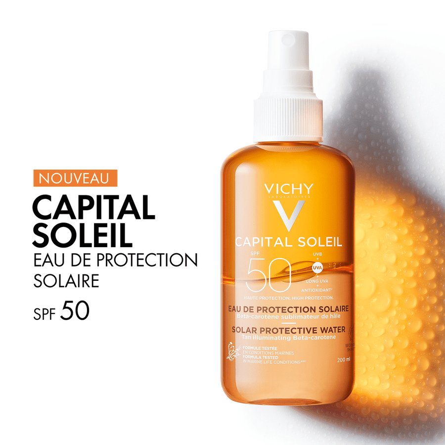 CAPITAL SOLEIL Eau de protection solaire SPF 50 - Hâle sublimé