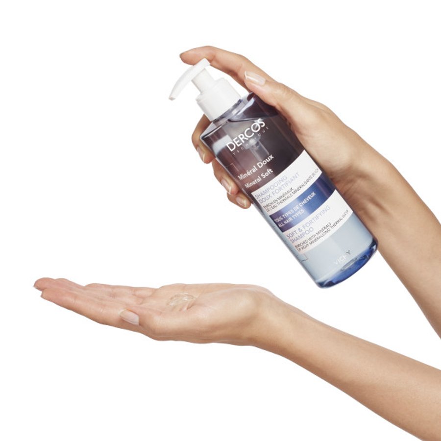DERCOS SHAMPOOING FORTIFIANT - MINÉRAL DOUX